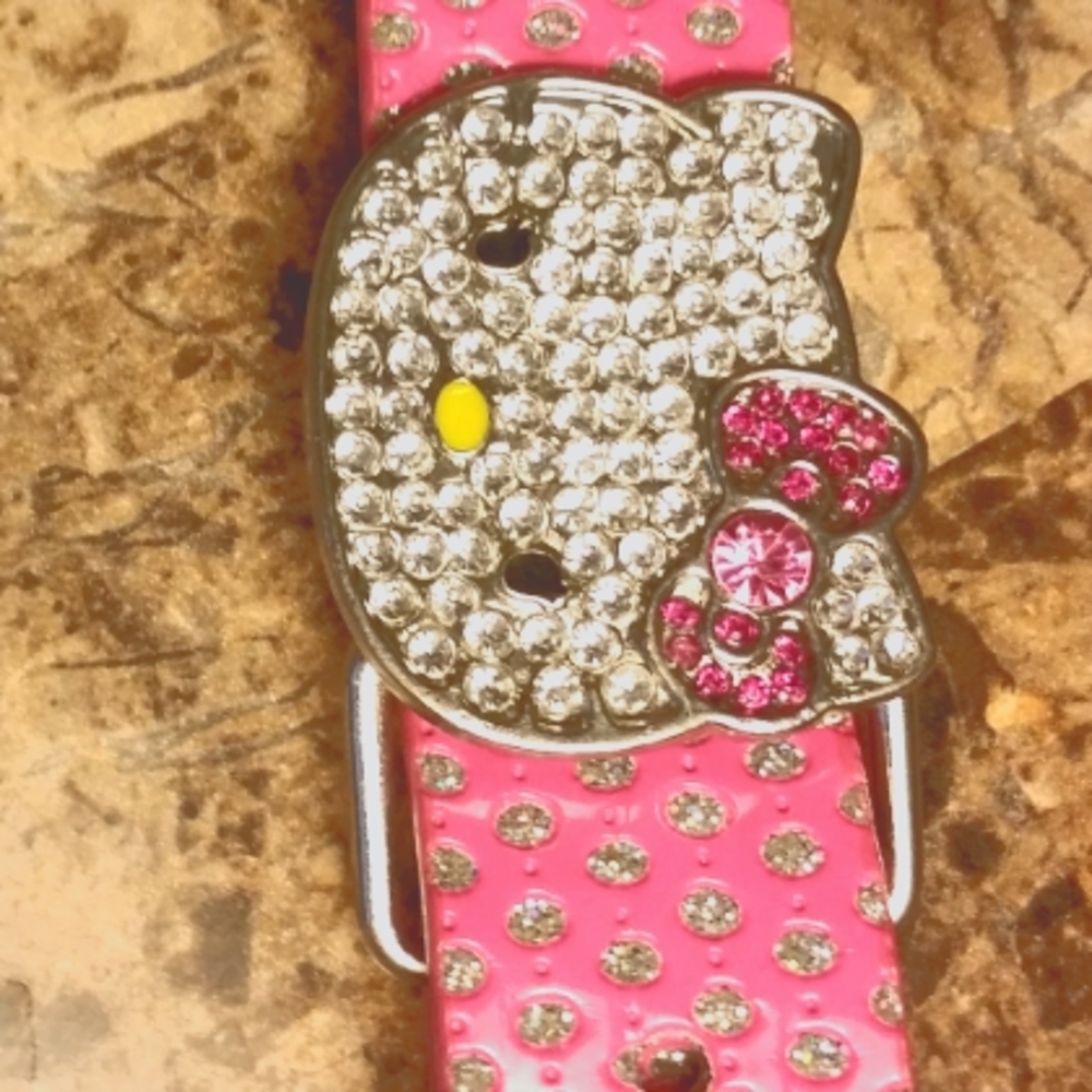 HELLO KITTY CZ CHILDS SIZE M BELT